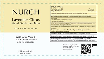 60 mL Ndc: 79666-111-11 (Nurch Label 60ml)